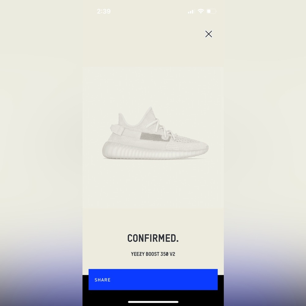 Adidas Yeezy Boost 350 V2 Bone Size 12.5